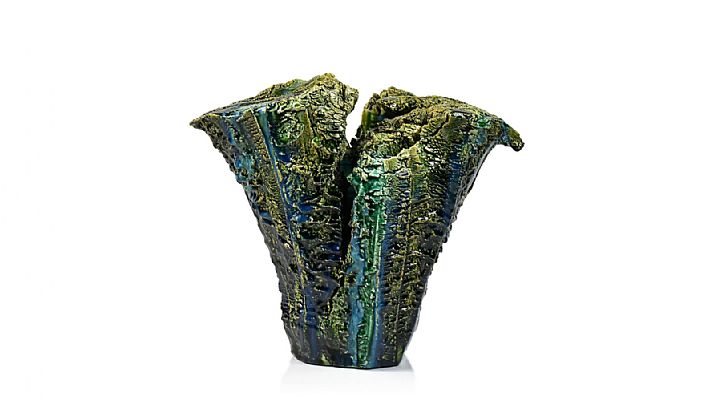 Makoto Yamaguchi - Oribe Hanaire Sculptural Vase