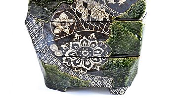 Oribe Rinpa 6 Tiered Jubako (Stacking boxes) by Makoto Yamaguchi
