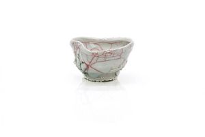 Celadon Sake Cup with Urushi by Kodai Ujiie