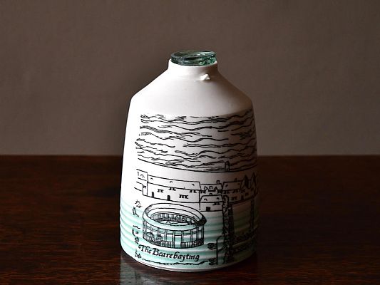  - Mudlarking Bottle.  Porcelain with Glass bottle top found on...