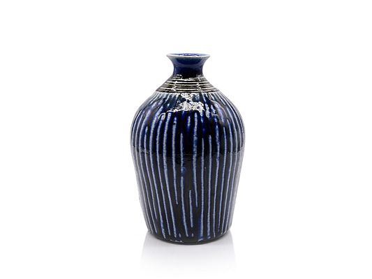  - Salt Glazed Fluted vase
