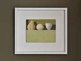 2 Gourds & White Bowl (Quiet Evening) by Philip Lyons