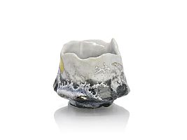 Silver Whale Guinomi (sake cup) by Yoca Muta