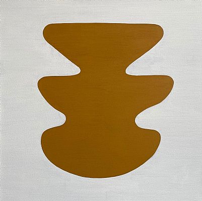Stephen Lavis - Single Form in Yellow Ochre