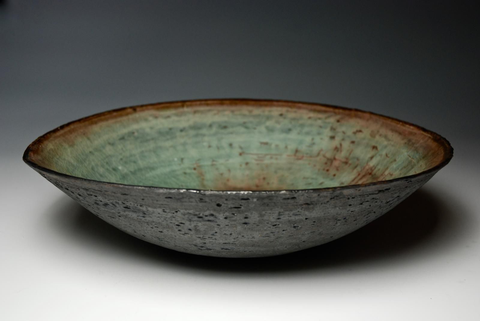 Large Celadon Bowl by Margaret Curtis