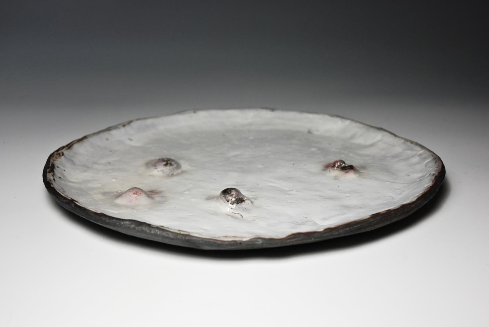Shino Plate by Margaret Curtis