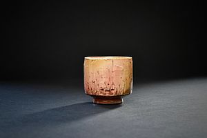 Bulrushes and Reeds Chawan by Richard Heeley