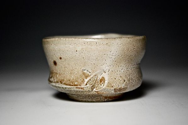 Sandy Lockwood - Thrown stoneware Chawan. Glazed on the interior and exterior...