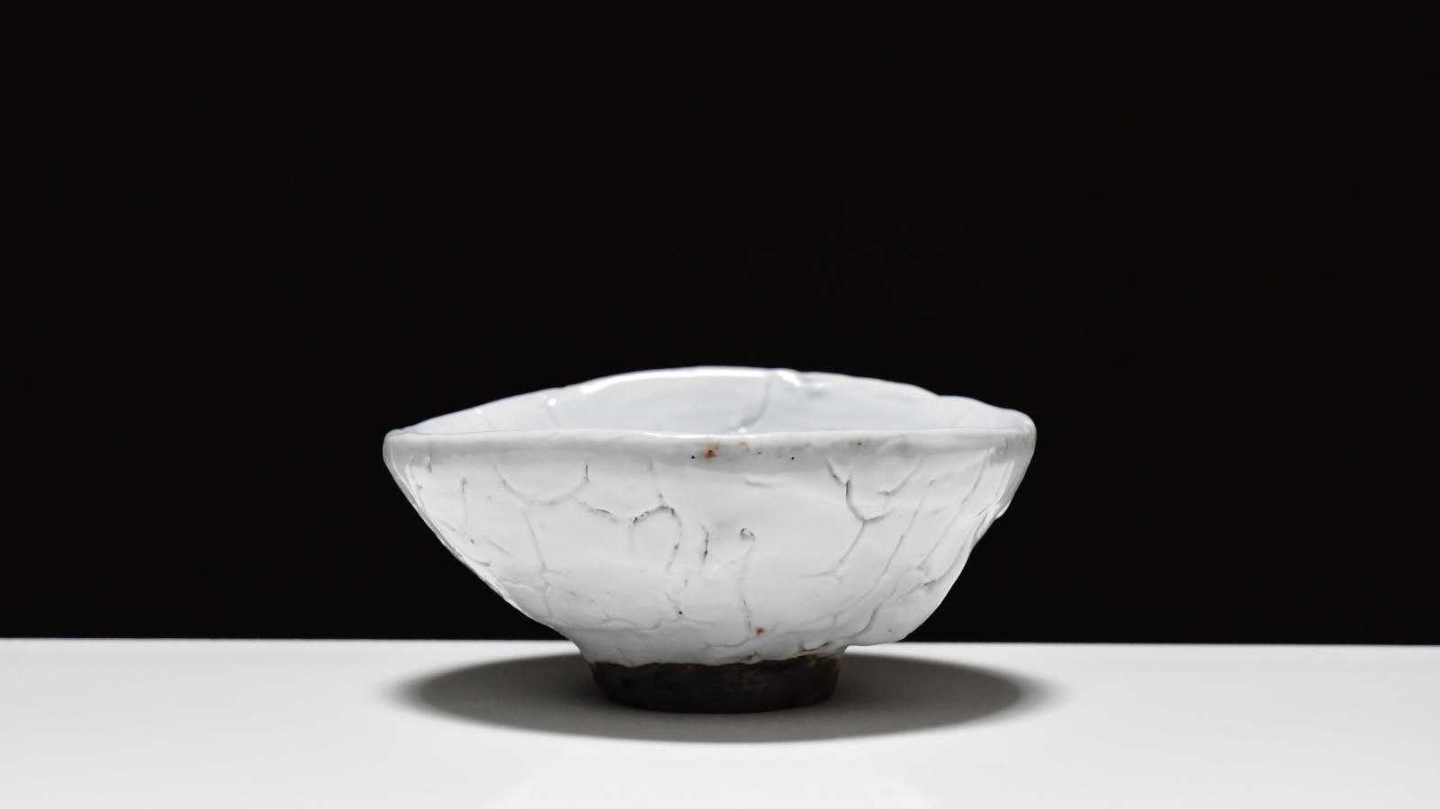Shallow Shino Sake Cup by Margaret Curtis