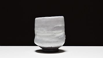 Shino Sake Cup by Margaret Curtis