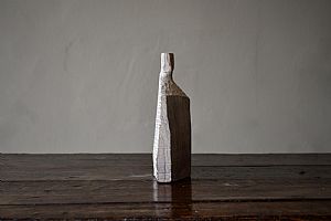 Small Ridged Flask by Malcolm Martin & Gaynor Dowling