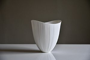 Veil Ripple Vase by Sasha Wardell