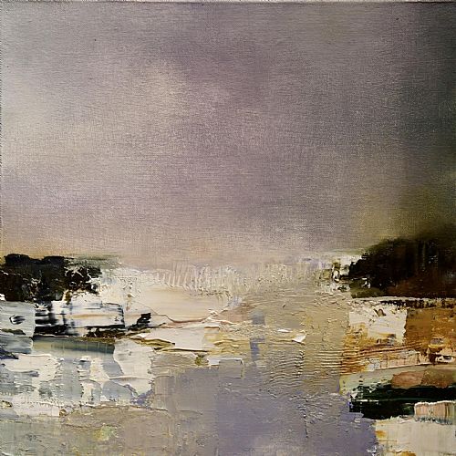 Gareth  Edwards RWA - Low Tide, Violet Light