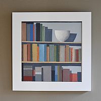 One Bowl, Three Shelves, Many Books by Philip Lyons