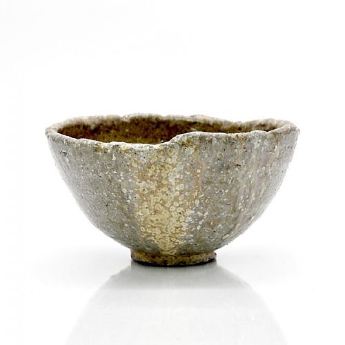 Yuta Shibaoka - Chawan with Natural ash glazing, Anagama fired