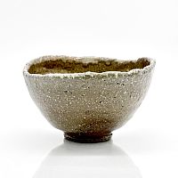 Chawan with Natural ash glazing, Anagama fired by Yuta Shibaoka