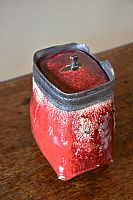 Rectangular Container Red by Eddie Curtis