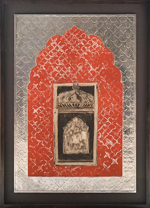 Natasha Kumar - Mughal Window (with caplain gold leaf and deboss)