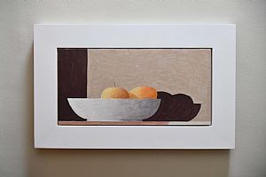 White Bowl - Two Gourds - Shadow by Philip Lyons