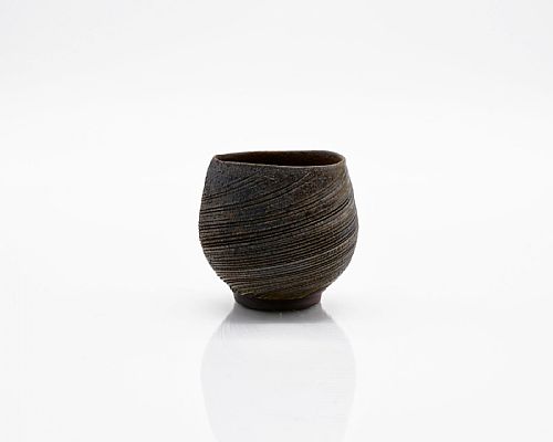 Kazuya Ishida - Bizen Spiral Sake Cup