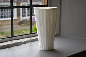 Veil Ripple Flower Vase by Sasha Wardell