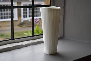 Veil Ripple Flower Vase by Sasha Wardell
