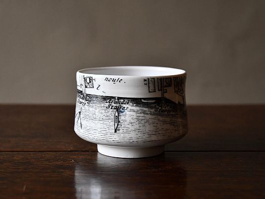 Raewyn Harrison - Delft Tea Bowls with Morgan Map
