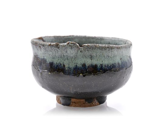  - Chawan with ash and iron rich glaze