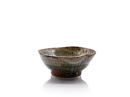 Echizen Kaiyu Sakazuki (Echizen Ash Glaze - Sake cup for celebrations) by Hiroshi Yamada