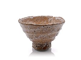 Hagi Ido Chawan - Ido form ceremonial tea bowl by Keita Yamato