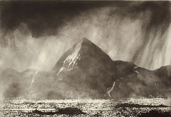Norman Ackroyd RA - Croagh Patrick from Achill