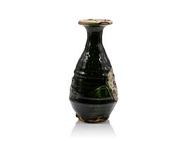 Oribe sake-bottle by Aaron Scythe