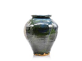 Oribe vase by Aaron Scythe