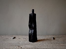 Black Ribbed Bottle by Malcolm Martin & Gaynor Dowling