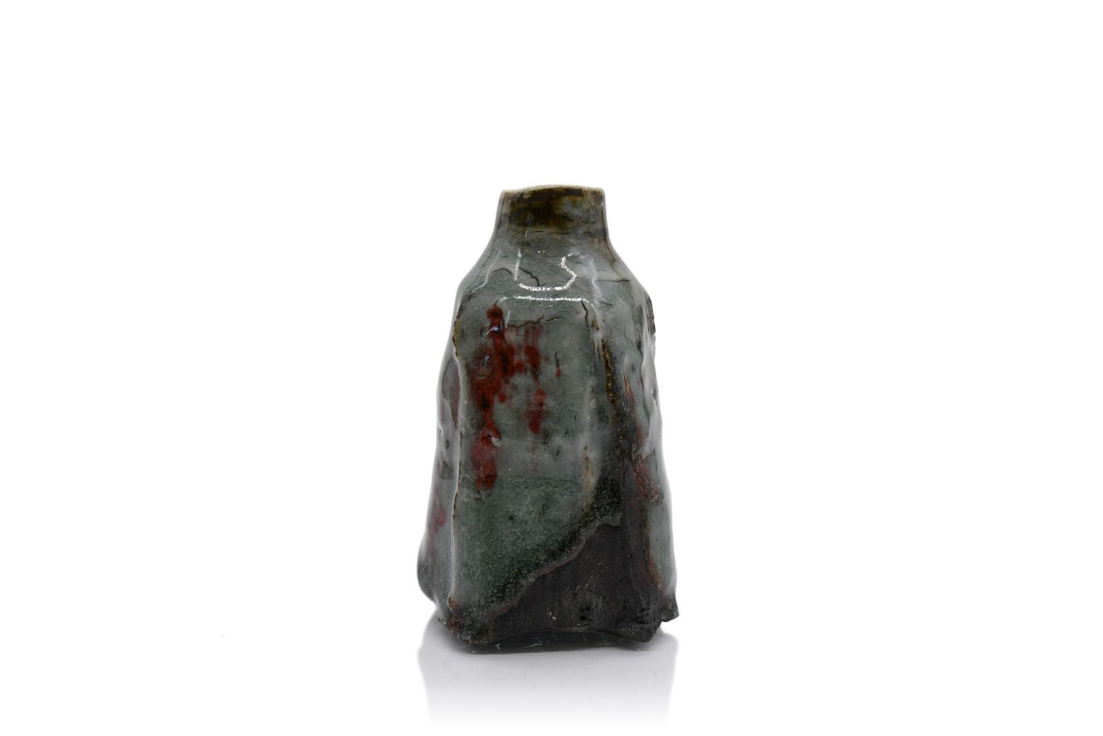Celadon Sake Bottle by Margaret Curtis