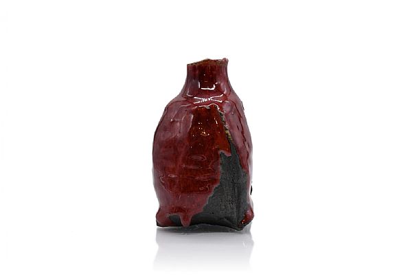 Margaret Curtis - Copper Red Sake bottle