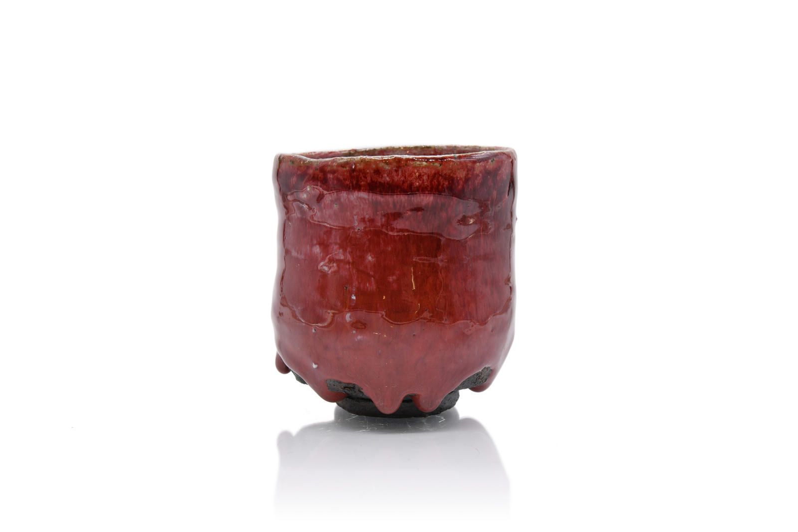 Copper Red Yunomi by Margaret Curtis