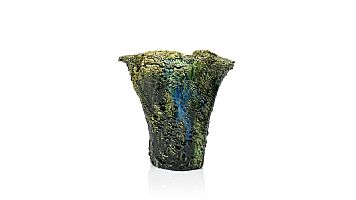 Oribe Hanaire Sculptural Vase by Makoto Yamaguchi