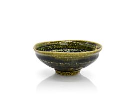 Oribe Sakazuki (Shallow sake cup) by Makoto Yamaguchi