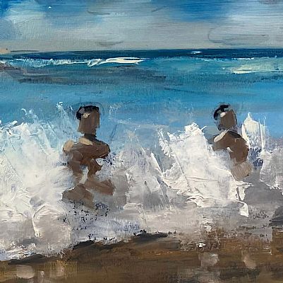 David Storey - Figures in the Surf, Study 2