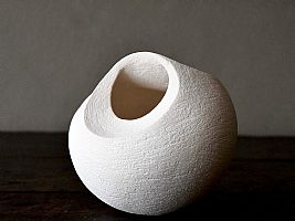 Small White Sculpture by Mitch Pilkington