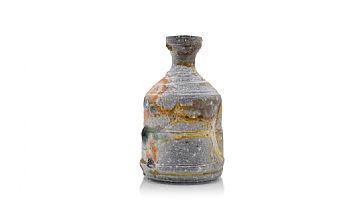 Iga Tokkuri with Natural Ash Glazing by Hiroshi Yamada