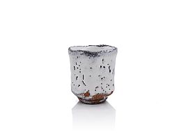 Shiroi Hagi Yunomi - White Hagi Tea cup by Kiyoshi Yamato