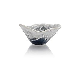 Ocean Wave Sakazuki (shallow sake cup) by Yoca Muta