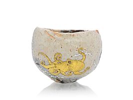 Octopus Chawan (ceremonial tea bowl) by Yoca Muta