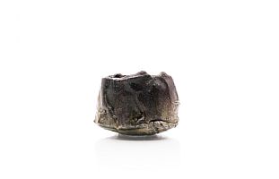 Ash Glazed Chawan (Ceremonial Tea Bowl) by Shigemasa Higashida
