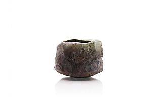Ash Glazed Chawan (Ceremonial Tea Bowl) by Shigemasa Higashida