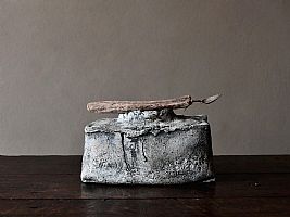 Ceramic Box with Spoon by Simone Krug-Springsguth