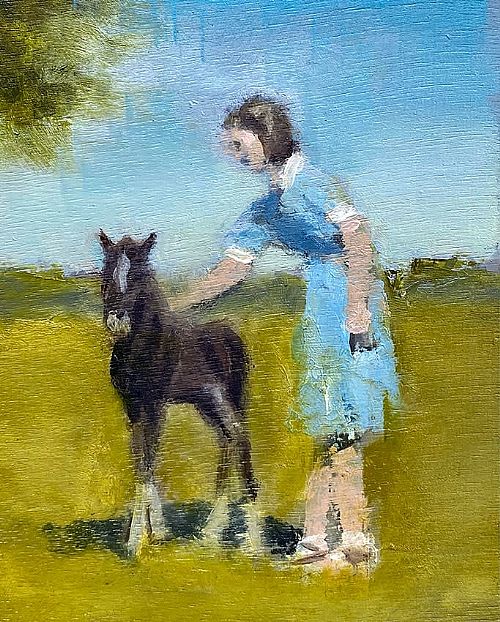 David Storey - Girl with a Foal