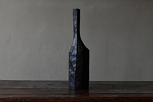 Tall Necked Black Bottle by Malcolm Martin & Gaynor Dowling